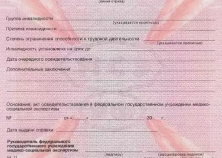 Документы МСЭК для перевода